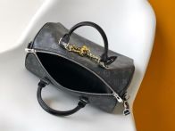 ルイヴィトン 並行輸入品 ナノスピーディ モノグラムエクリプス ブラック チェーン装飾 ミニボストンバッグ