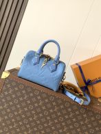 ルイヴィトン スーパーコピー ナノスピーディ アンプラントレザー ミニボストンバッグ ブルー レディース おすすめ