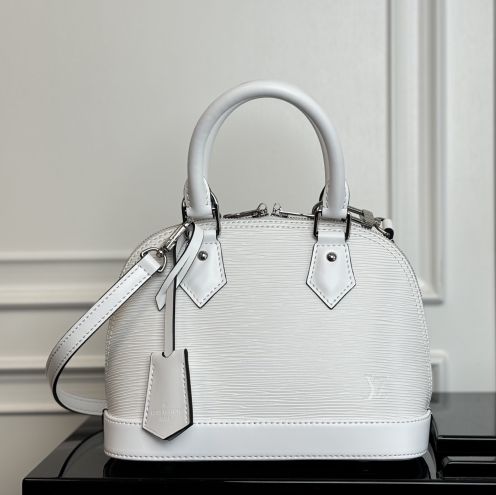 ルイヴィトン ハイブランド ナノスピーディ エピレザー ハンドバッグ ホワイト レディース おすすめ