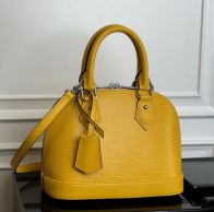 ルイヴィトン スーパーコピー 届く ナノスピーディ エピレザー コンパクトバッグ イエロー レディース 売れ筋