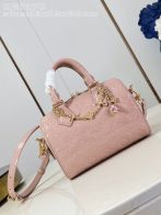 ルイヴィトン スーパーコピー ナノスピーディ ヴェルニ調 モノグラム ミニバッグ ピンク レディース