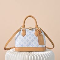 ルイヴィトン コピー ナノスピーディ モノグラムデニム レザーコンビ コンパクトバッグ ライトブルー レディース通販