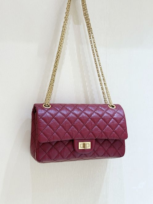 シャネル 並行輸入品 2.55 リイシュー ミニボストンバッグ レッド 売れ筋 A37586