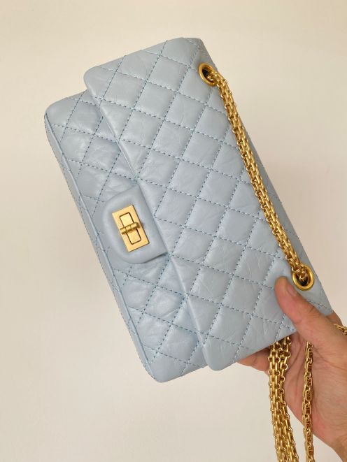 シャネル n級品 2.55 リイシュー チェーンショルダーバッグ ライトブルー レディース 人気モデル