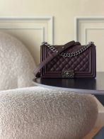 シャネル n級品 ボーイシャネル チェーンショルダーバッグ ブラウン レザー ミニバッグ おすすめ