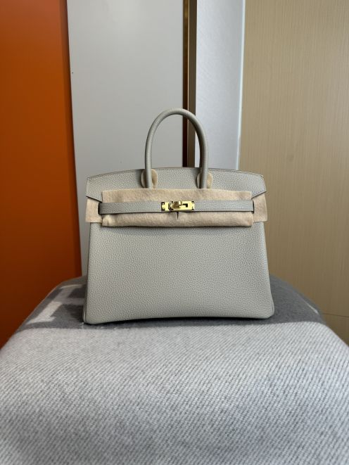 エルメス ハイブランド ナノスピーディ ボストンバッグ グレー ゴールド金具 レディース 人気モデル