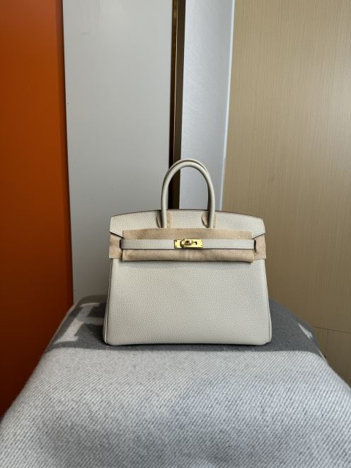 エルメス n級品 バーキン ハンドバッグ エトゥープ系 ゴールド金具 上品カラー仕上げ