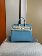 エルメス スーパーコピー 届く バーキン ハンドバッグ ブルーグリーン シルバー金具 上品仕上げ