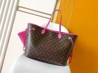 ルイヴィトン スーパーコピー ネヴァーフル トートバッグ モノグラム ピンクライン レディース 人気モデル M29211