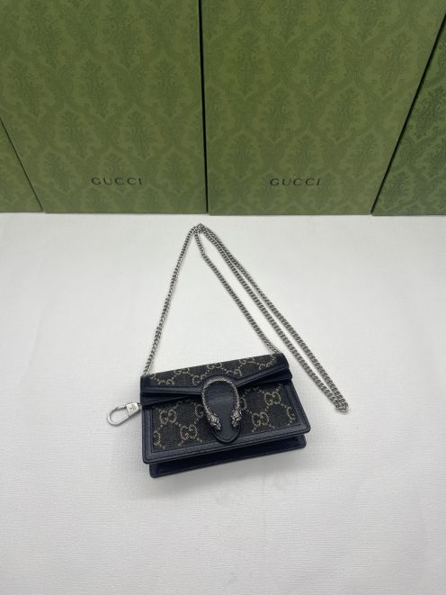 グッチ ハイブランド ディオニュソス ミニバッグ ブラック GG柄 チェーンショルダー 上質デザイン 476432