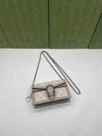 グッチ コピー ディオニュソス ミニボストンバッグ ベージュ GG柄 チェーンショルダー 洗練デザイン 476432