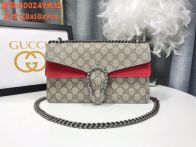 グッチ 並行輸入品 ディオニュソス チェーンショルダーバッグ レッド GG柄 大容量モデル 400249