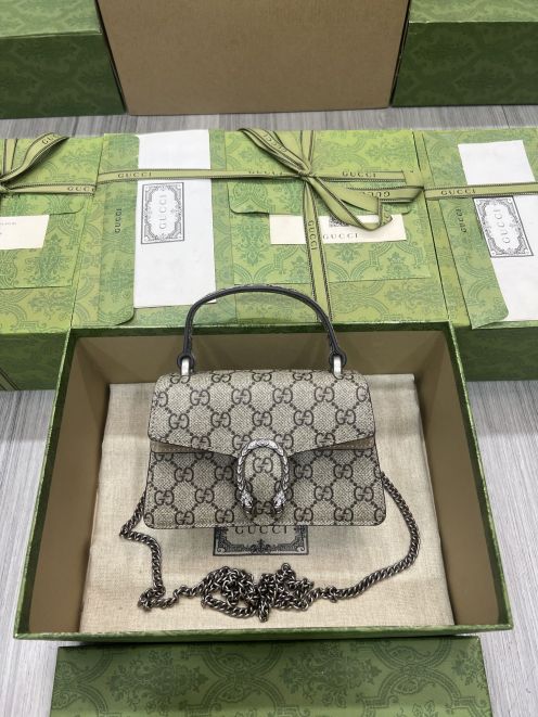 グッチ 並行輸入品 ディオニュソス GGスプリーム 2WAYミニバッグ ベージュ 定番 752029