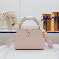ルイヴィトン スーパーコピー カプシーヌ ミニバッグ ハンドバッグ ピンク レザー 上品デザイン 人気モデル M25090