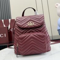 グッチ スーパーコピー GGマーモント バックパック キルティングレザー レッド系 コンパクトバッグ 人気モデル 861878