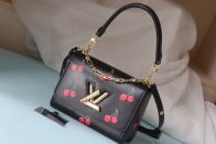 ルイヴィトン スーパーコピー 届く ツイスト ミニバッグ ブラック チェリー柄チェーンバッグ レディース 注目商品 M50511