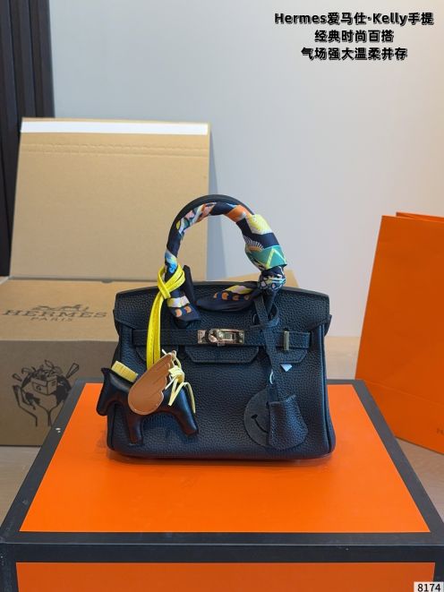 エルメス スーパーコピー ケリー ミニバッグ ブラックカラー シルバー金具 上質レザー仕上げ おすすめ