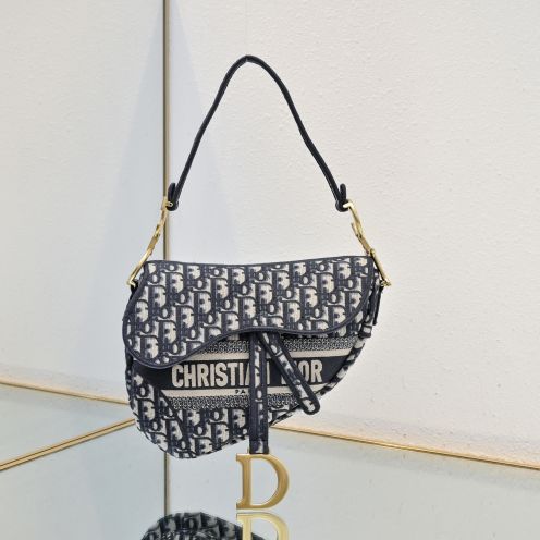 ディオール スーパーコピー サドル ショルダーバッグ オブリークジャカード ロゴデザイン ミニバッグ