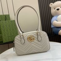 グッチ ハイブランド GGマーモント ハンドバッグ ホワイト レディース 定番 795199