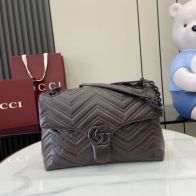 グッチ スーパーコピー 届く GGマーモント チェーンバッグ ブラウン レディース 高品質レプリカ 850676