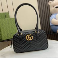 グッチ n級品 GGマーモント ハンドバッグ ブラック レディース 高品質レプリカ 795199