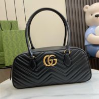 グッチ スーパーコピー GGマーモント ミニボストンバッグ ブラック レディース 人気モデル 795218