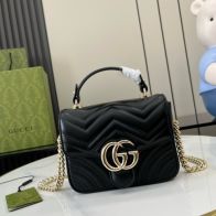 グッチ コピー GGマーモント 2WAYミニバッグ ブラック レディース 新作 811238