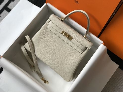 エルメス コピー ケリー ミニバッグ ホワイト ゴールド金具 レディース 売れ筋