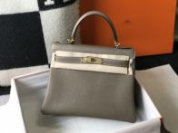 エルメス スーパーコピー 届く ケリー ハンドバッグ グレージュ ゴールド金具 通販