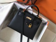 エルメス スーパーコピー 届く ケリー ハンドバッグ ブラック ゴールド金具 おすすめ