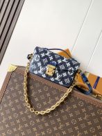 ルイヴィトン n級品 ポシェットメティス ミニバッグ ネイビーデニム モノグラム レディース M22834