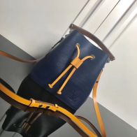 ルイヴィトン スーパーコピー 届く ネオノエ ミニバッグ エピネイビー イエロー 新作 M52853
