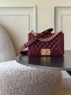 シャネル スーパーコピー ボーイシャネル チェーンミニバッグ ボルドー レディース 67085