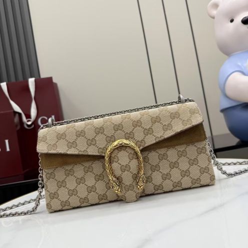 グッチ スーパーコピー ディオニュソス チェーンショルダーバッグ GGキャンバス ベージュ 人気モデル 874735