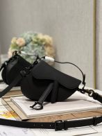ディオール スーパーコピー 届く サドル ショルダーバッグ レザー ブラック レディース 高品質レプリカ