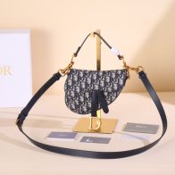 ディオール n級品 サドル ミニショルダーバッグ オブリーク ネイビー レディース おすすめ M0456