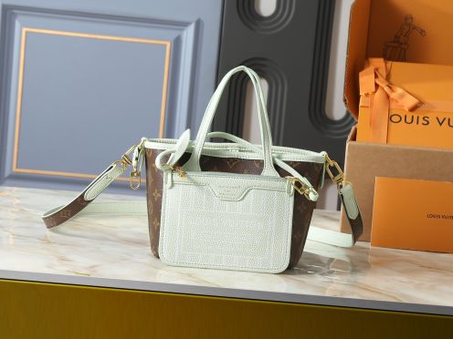 ルイヴィトン スーパーコピー ネヴァーフル ミニトート ショルダーバッグ モノグラム ミント