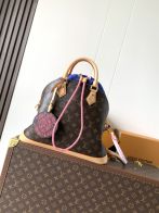ルイヴィトン 並行輸入品 アルマ ミニボストンバッグ モノグラム ブラウン カジュアルデザイン M27327