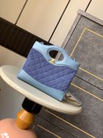 シャネル スーパーコピー シャネル31 コンパクトバッグ バイカラー ブルー