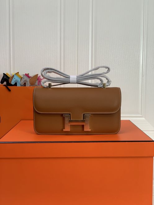 エルメス スーパーコピー コンスタンス ショルダーバッグ キャメル ゴールド金具 上質レザー