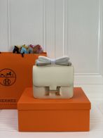 エルメス スーパーコピー コンスタンス コンパクトバッグ ホワイト ゴールド金具 上質レザー