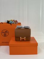 エルメス ハイブランド コンスタンス ハンドバッグ ブラウン ゴールド金具 上質レザー