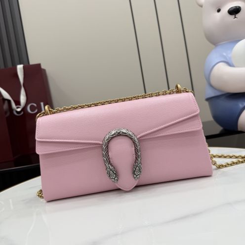 グッチ 並行輸入品 ディオニュソス コンパクトバッグ ピンクレザー ゴールドチェーン ショルダー 874735