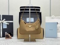 プラダ n級品 リエディション2005 ショルダーバッグ キャメル ナイロン ミニバッグ 上品カラー 1N204M