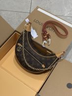 ルイ・ヴィトン n級品 ループ モノグラム チェーンバッグ ブラウン ヌメ革トリムデザイン
