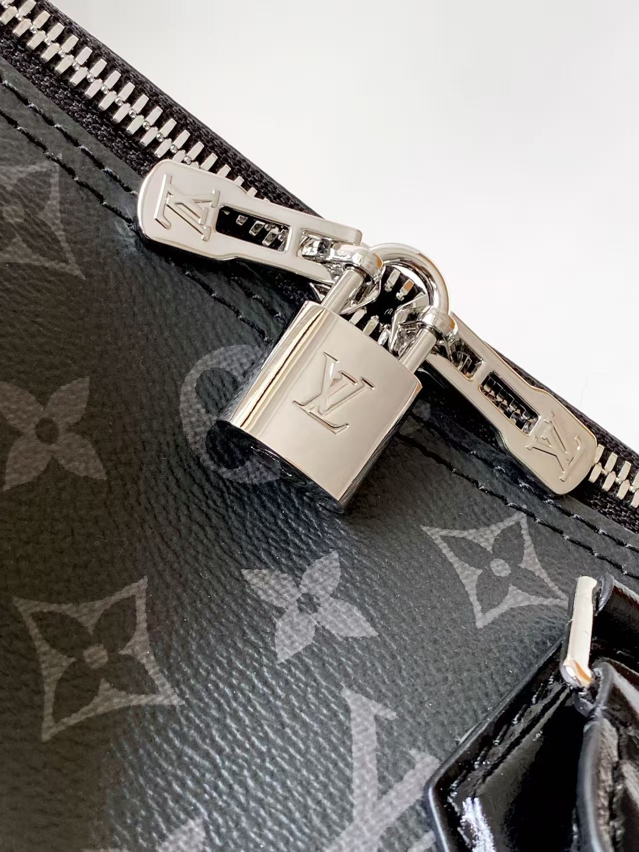 ルイヴィトン 並行輸入品 ナノスピーディ モノグラムエクリプス ブラック チェーン装飾 ミニボストンバッグ_8