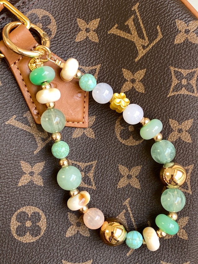 ルイヴィトン スーパーコピー ナノスピーディ モノグラム ブラウン オーストリッチ調レザー ビーズチャーム付 コンパクトボストンバッグ_9