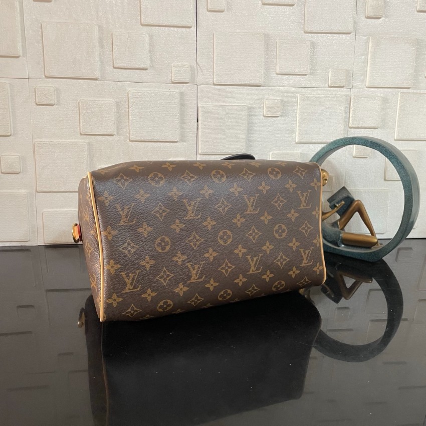 ルイヴィトン スーパーコピー 届く ナノスピーディ モノグラム ポーチ付き ミニボストンバッグ ブラウン 注目商品_1