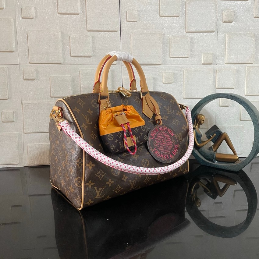 ルイヴィトン スーパーコピー 届く ナノスピーディ モノグラム ポーチ付き ミニボストンバッグ ブラウン 注目商品_6