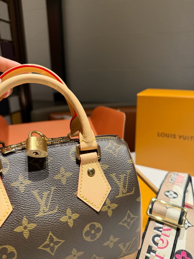 ルイヴィトン コピー ナノスピーディ モノグラム コンパクトフォルム ハンドバッグ ブラウン レディース_7